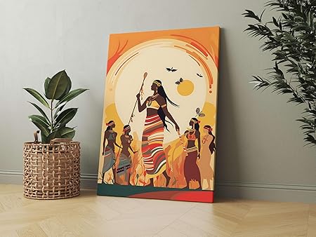 FAB CRAFT STUDIO Modern Art Wall Painting For Wall Decoration Canvas Wall Painting For Home Decor, Living Room, Bedroom, Office Hotel