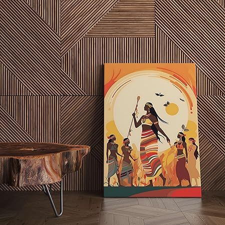 FAB CRAFT STUDIO Modern Art Wall Painting For Wall Decoration Canvas Wall Painting For Home Decor, Living Room, Bedroom, Office Hotel