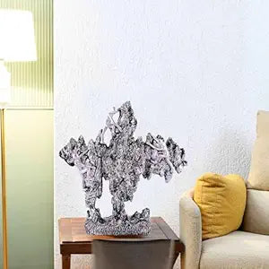 FAB CRAFT STUDIO Men Climb on wall Showpiece for Home Decor Showpiece, Atlas Sculpture for Office Table Décor