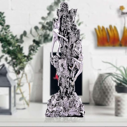 FAB CRAFT STUDIO Men Climb on wall Showpiece for Home Decor Showpiece, Atlas Sculpture for Office Table Décor