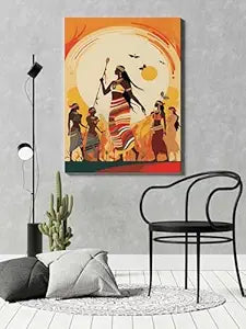 FAB CRAFT STUDIO Modern Art Wall Painting For Wall Decoration Canvas Wall Painting For Home Decor, Living Room, Bedroom, Office Hotel
