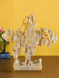 FAB CRAFT STUDIO Men Climb on wall Showpiece for Home Decor Showpiece, Atlas Sculpture for Office Table Décor