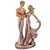 FAB CRAFT STUDIO Great Valentine's Day Gift for Girl & Boys symbolizes True Love, Romantic Gift Showpieces Brown Golden