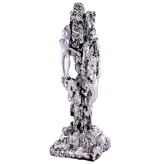 FAB CRAFT STUDIO Men Climb on wall Showpiece for Home Decor Showpiece, Atlas Sculpture for Office Table Décor