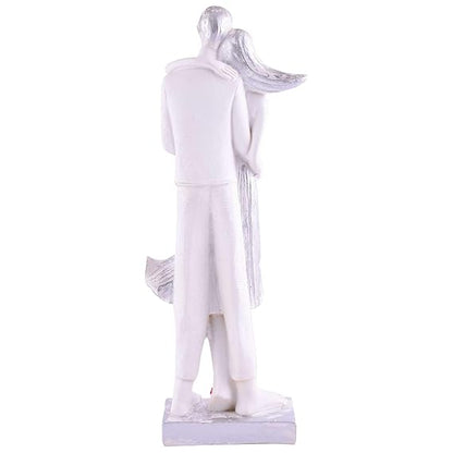 FAB CRAFT STUDIO Great Valentine's Day Gift for Girl & Boys symbolizes True Love, Romantic Gift Showpieces White