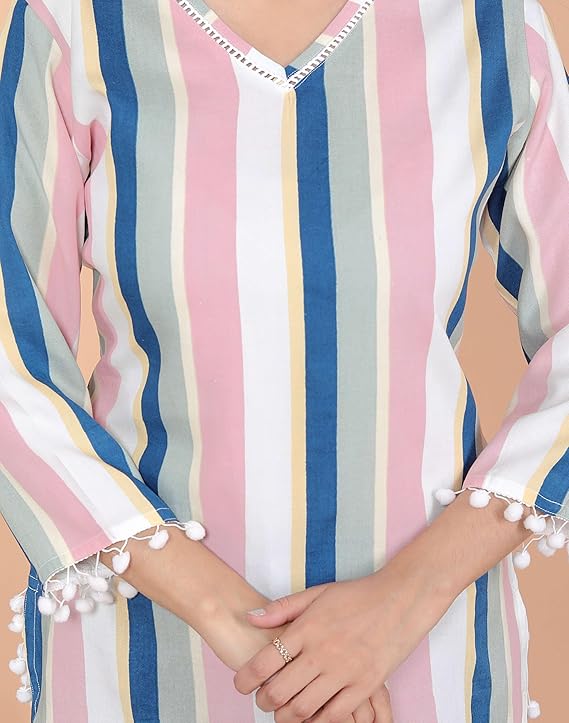 LoomBella Lifestyle Printed Kurti Perfect for Casual, Formal, and Ethnic Wear