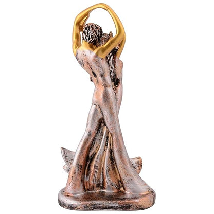 FAB CRAFT STUDIO Great Valentine's Day Gift for Girl & Boys symbolizes True Love, Romantic Gift Showpieces Golden Silver