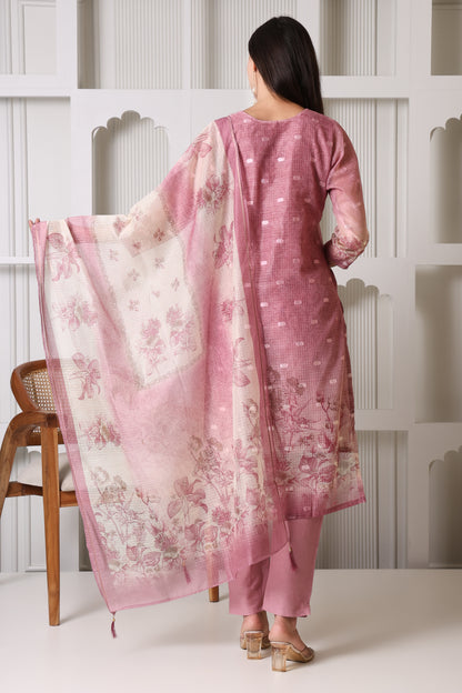 Blush Bloom Cotton Suit Set