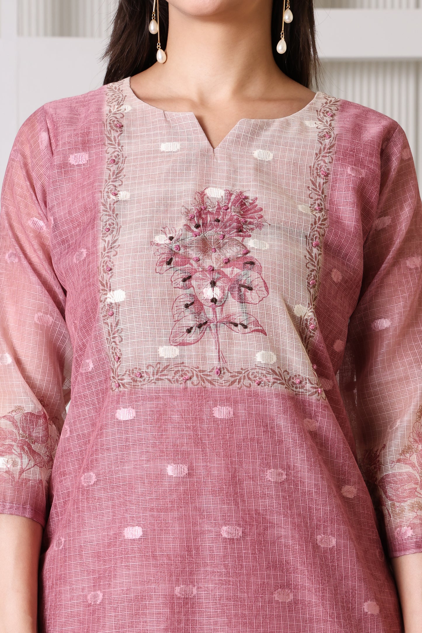 Blush Bloom Cotton Suit Set