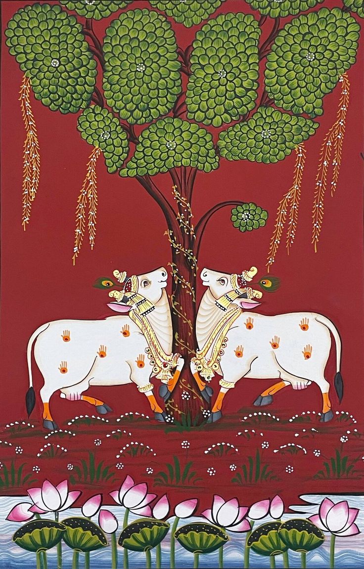 Pichwai Homemade Wall Painting