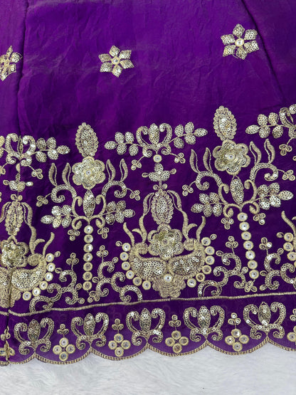 Fendy Silk Anarkali Set with Thread & Sequence Work Dupatta