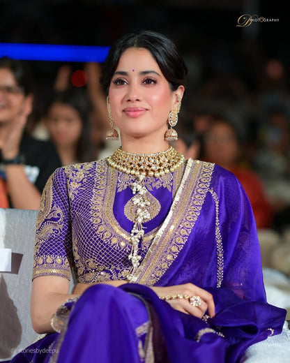 Premium Royal Purple Embroidered Bridal & Party Wear Lehenga Choli with Dupatta