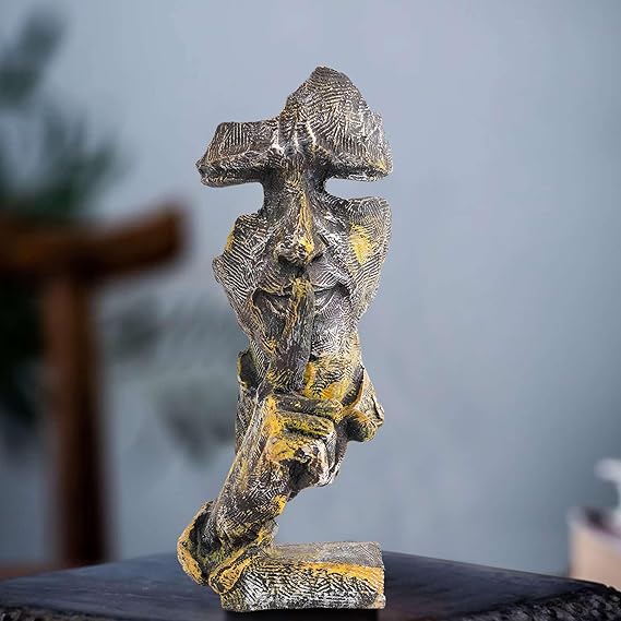 FAB CRAFT STUDIO Face Statue Murti Antique Idol Abstract Art Decor showpiece