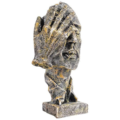 FAB CRAFT STUDIO Face Statue Murti Antique Idol Abstract Art Decor showpiece