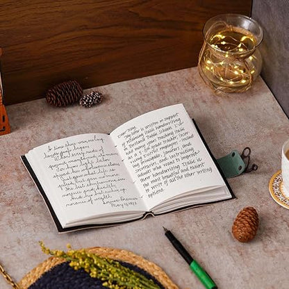 FAB CRAFT STUDIO Vintage Handmade Genuine Leather Diary Journal | Premium Antique String Closure | 200 Handmade Unruled Pages DIARY-61
