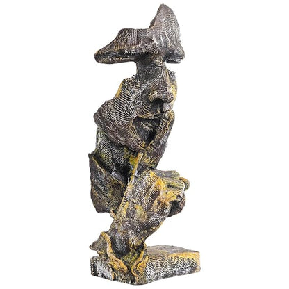 FAB CRAFT STUDIO Face Statue Murti Antique Idol Abstract Art Decor showpiece