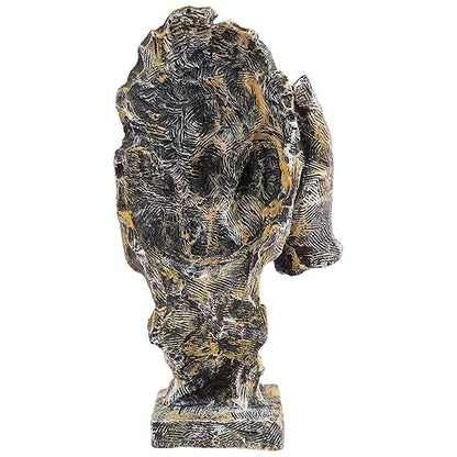 FAB CRAFT STUDIO Face Statue Murti Antique Idol Abstract Art Decor showpiece
